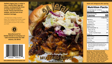 Load image into Gallery viewer, 24 Karat Mustard BBQ Sauce (Delilah&#39;s Everyday Soul)
